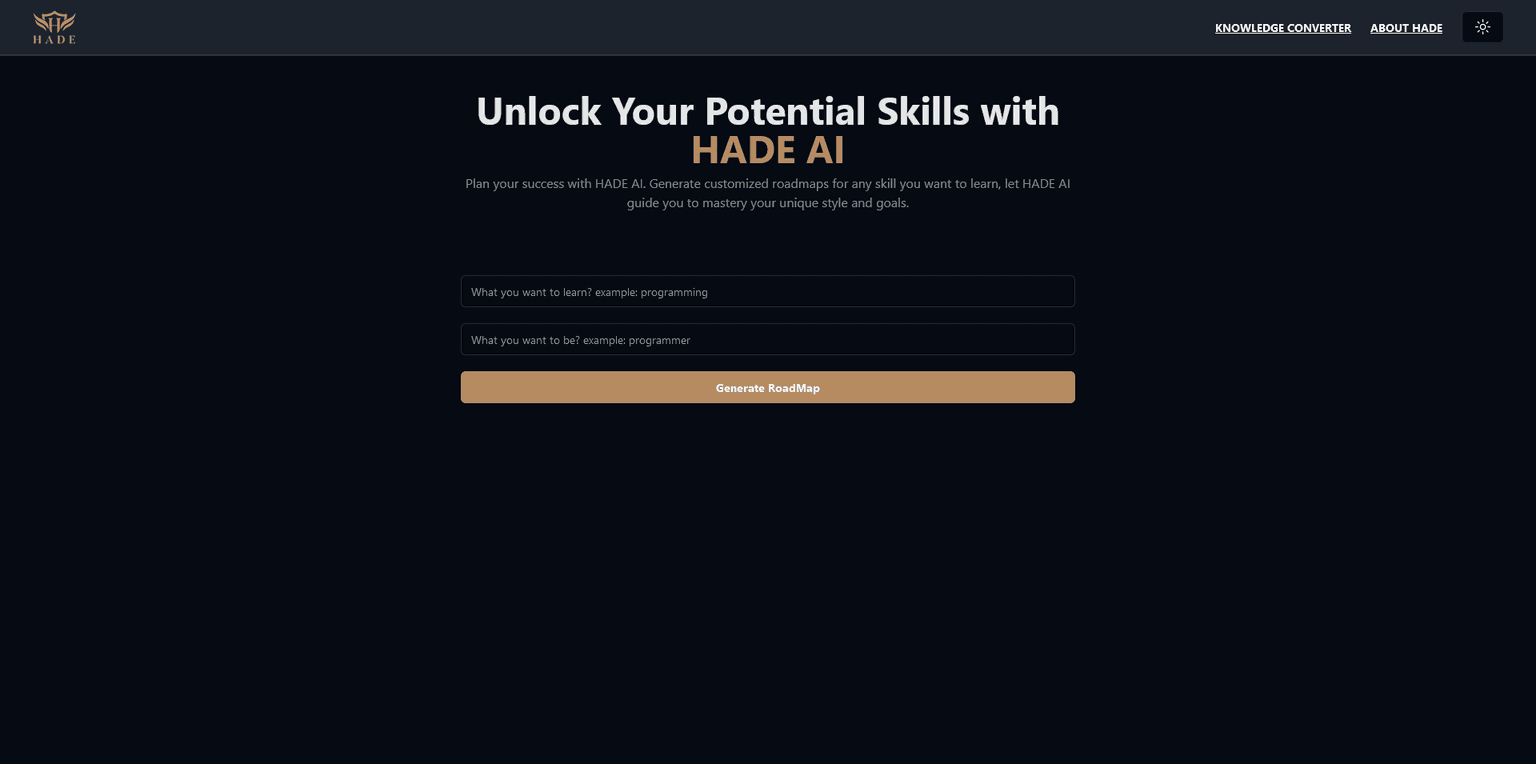 HADE Mindmap Generator